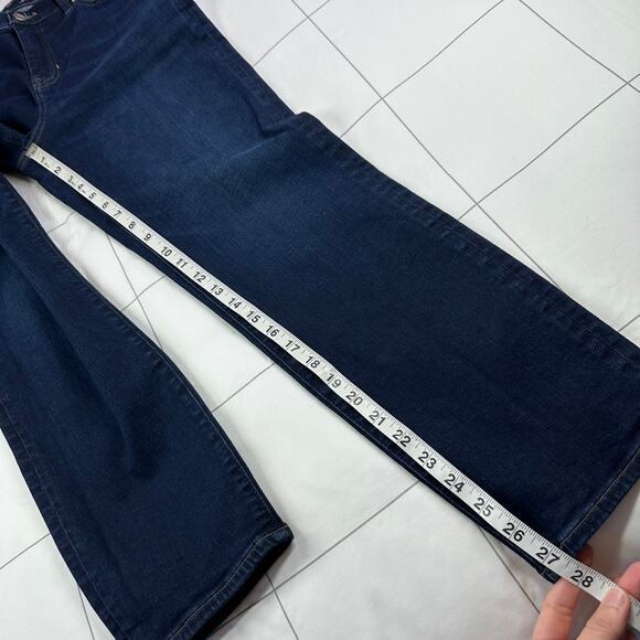 J. Crew Jeans Womens 29 Blue Slim '03 Dark Wash 5 Pocket Mid Rise Penny Basil - Picture 13 of 15